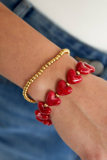 RØDT HJERTE Armbånd