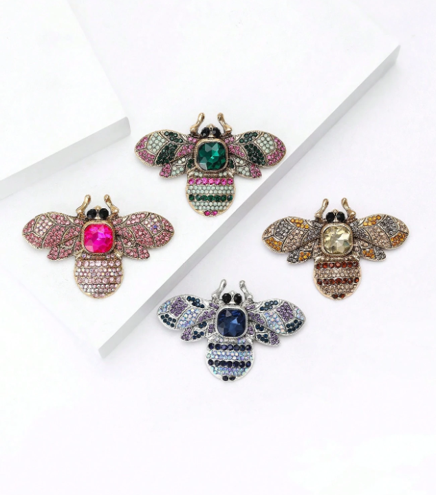 PINK FLUE Broche, fluebrocher i flere farver