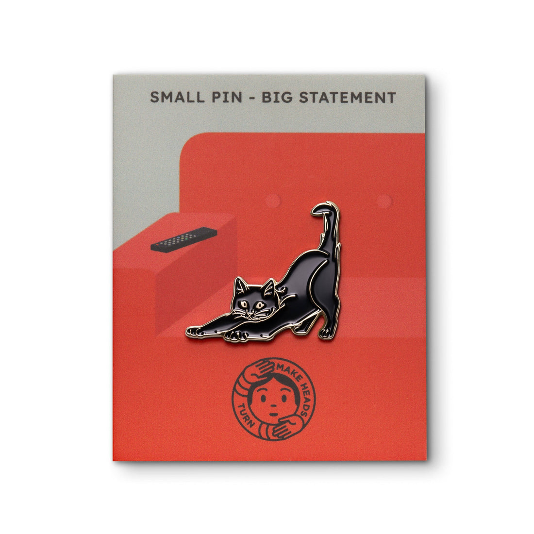 STRÆKKENDE KAT Pin
