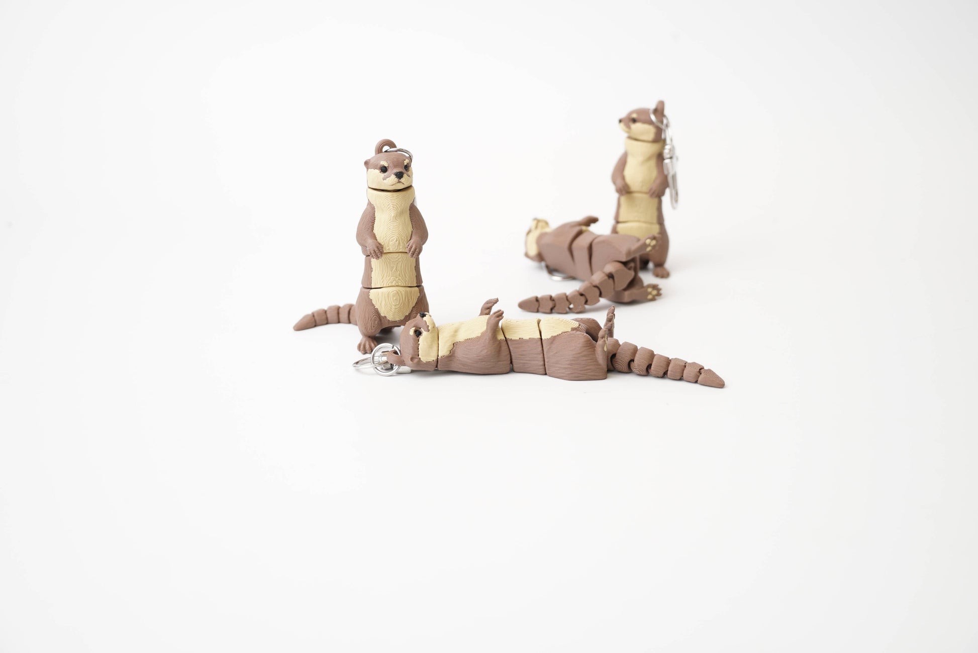 3d ODDER Antistress Nøglering fidget toy