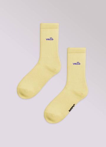 VOILA Gule Strømper: 43-46