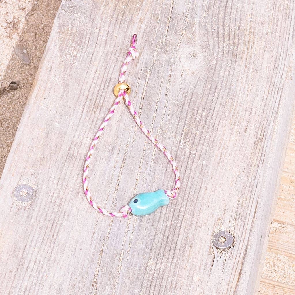 BLÅ FISK Charm Armbånd