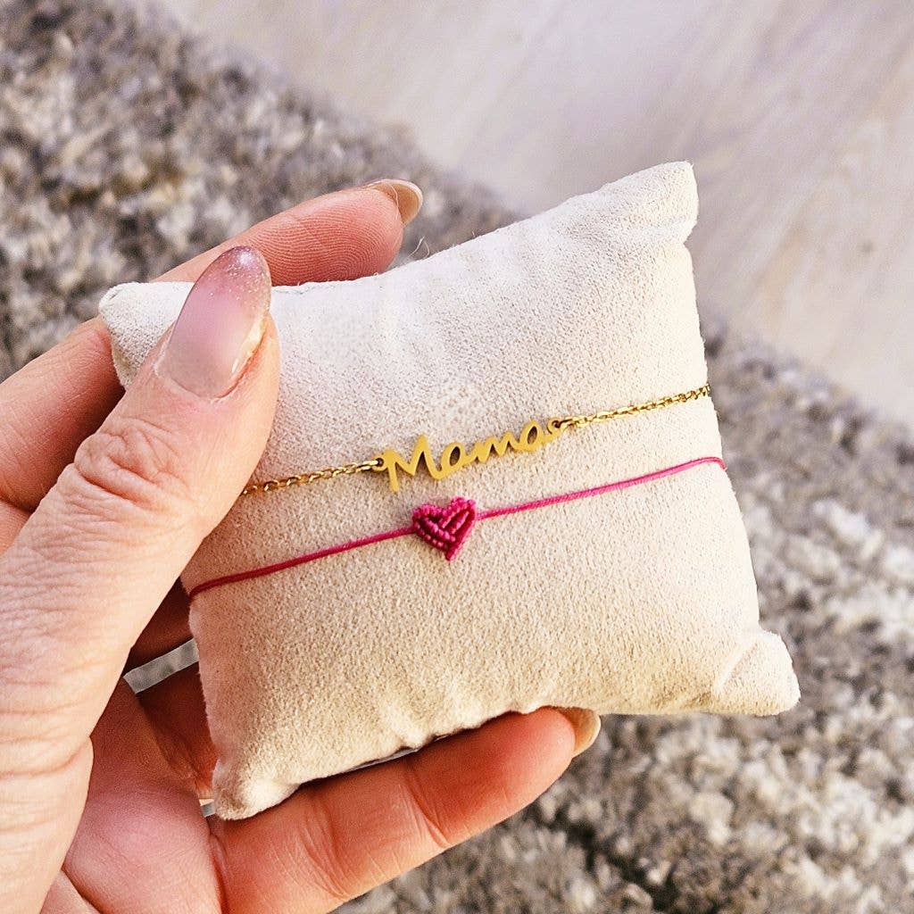 MINI LILLA HJERTE Flettet Armbånd