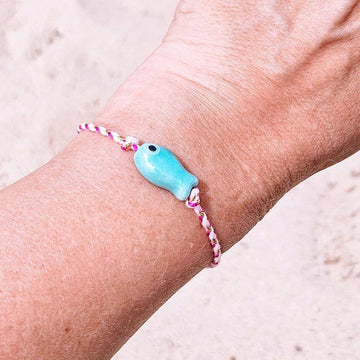 BLÅ FISK Charm Armbånd