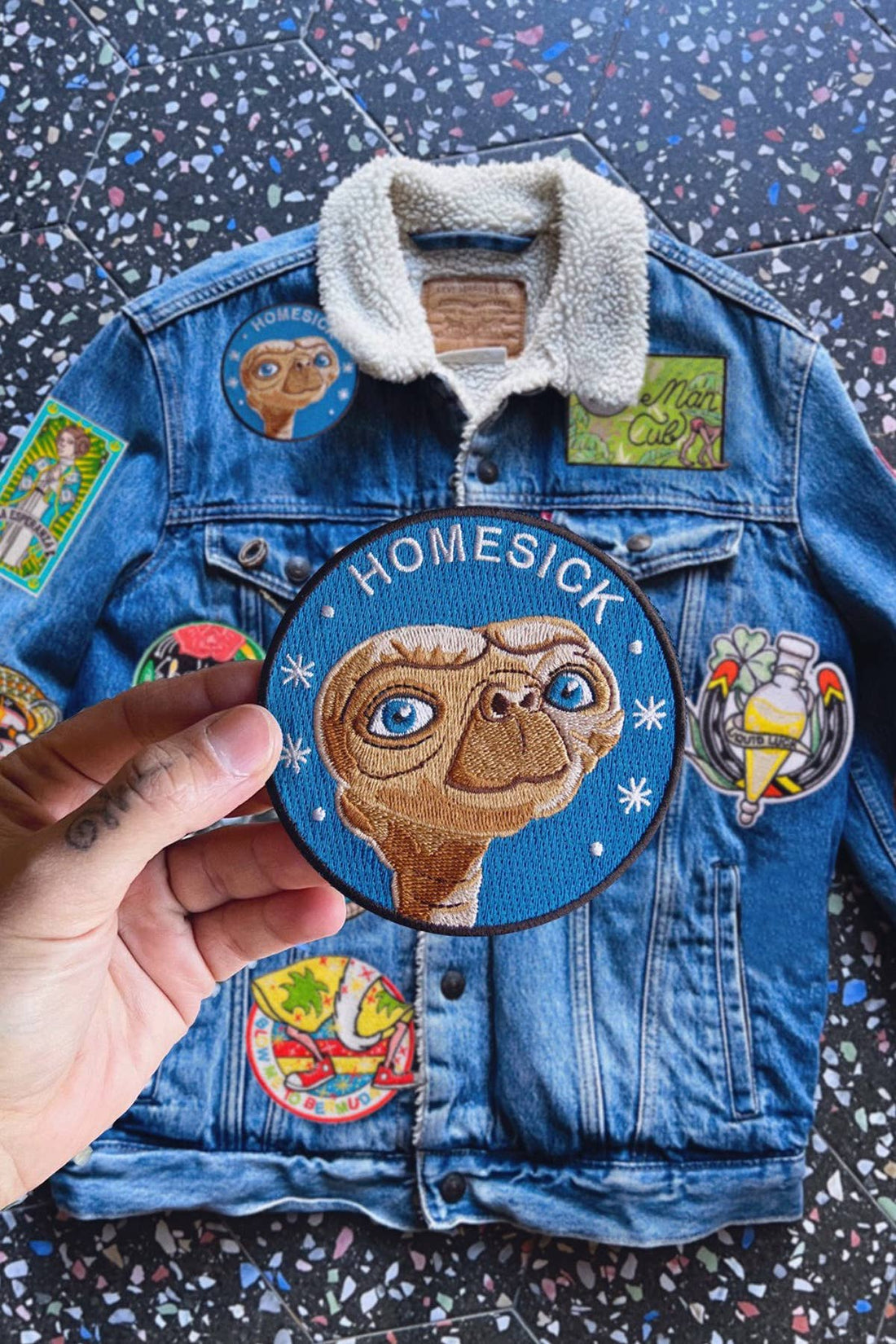 Homesick E.T. strygemærke