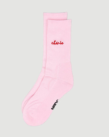 CHÉRIE Lyserød Strømper 43-46