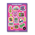 90s KID A5 Klistermærkeark stickers