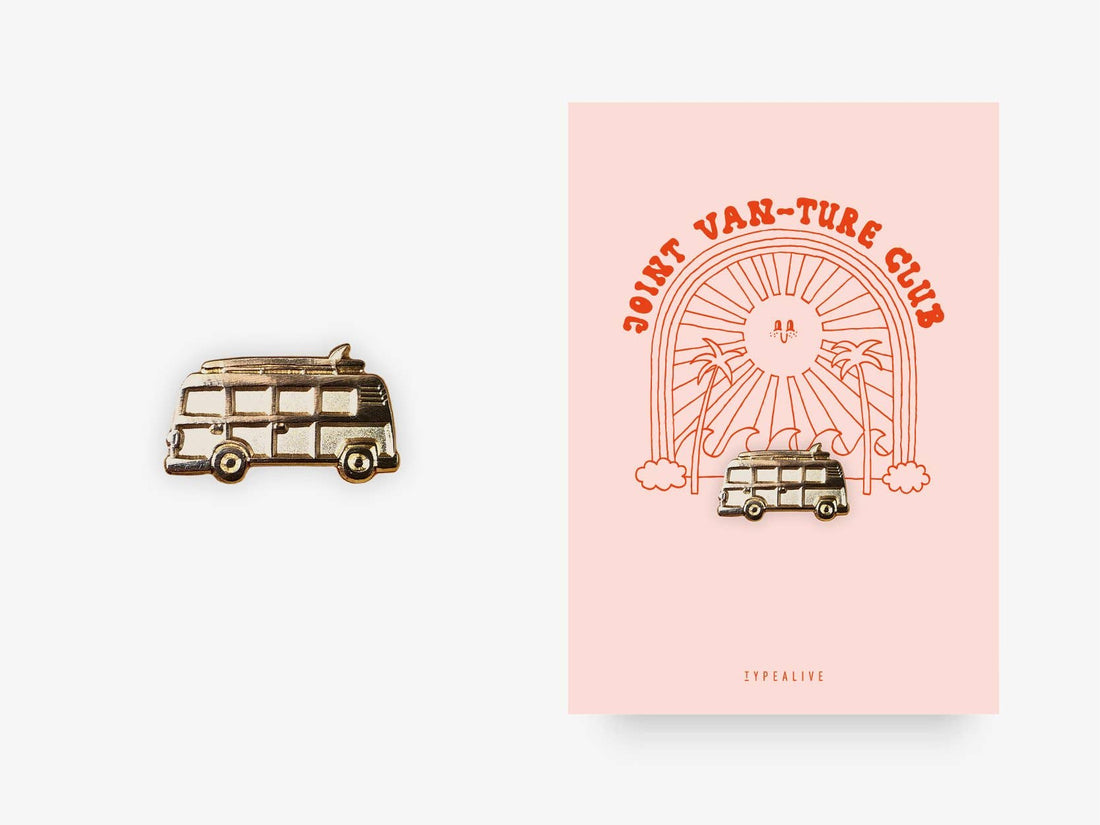 JOINT VAN-TURE CLUB Campervan Pin