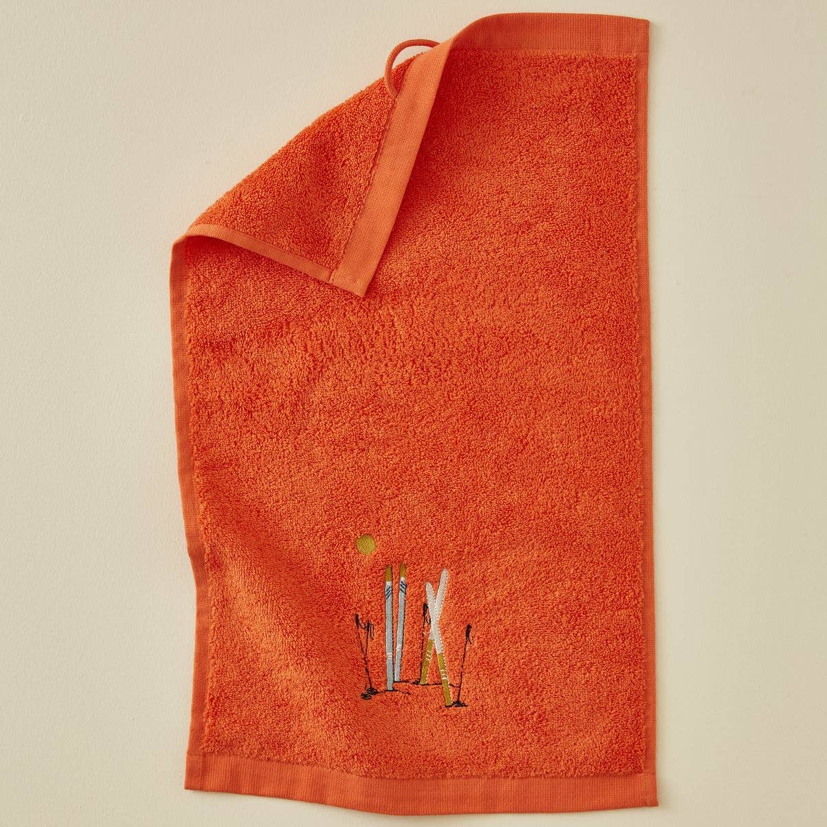 After ski rødt gæstehåndklæde 30x50