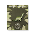 BRONTOSAURUS Pin grøn dinosaur