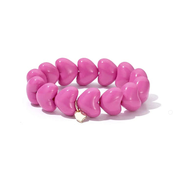 BUBBLEGUM CHUNKY HJERTE Armbånd