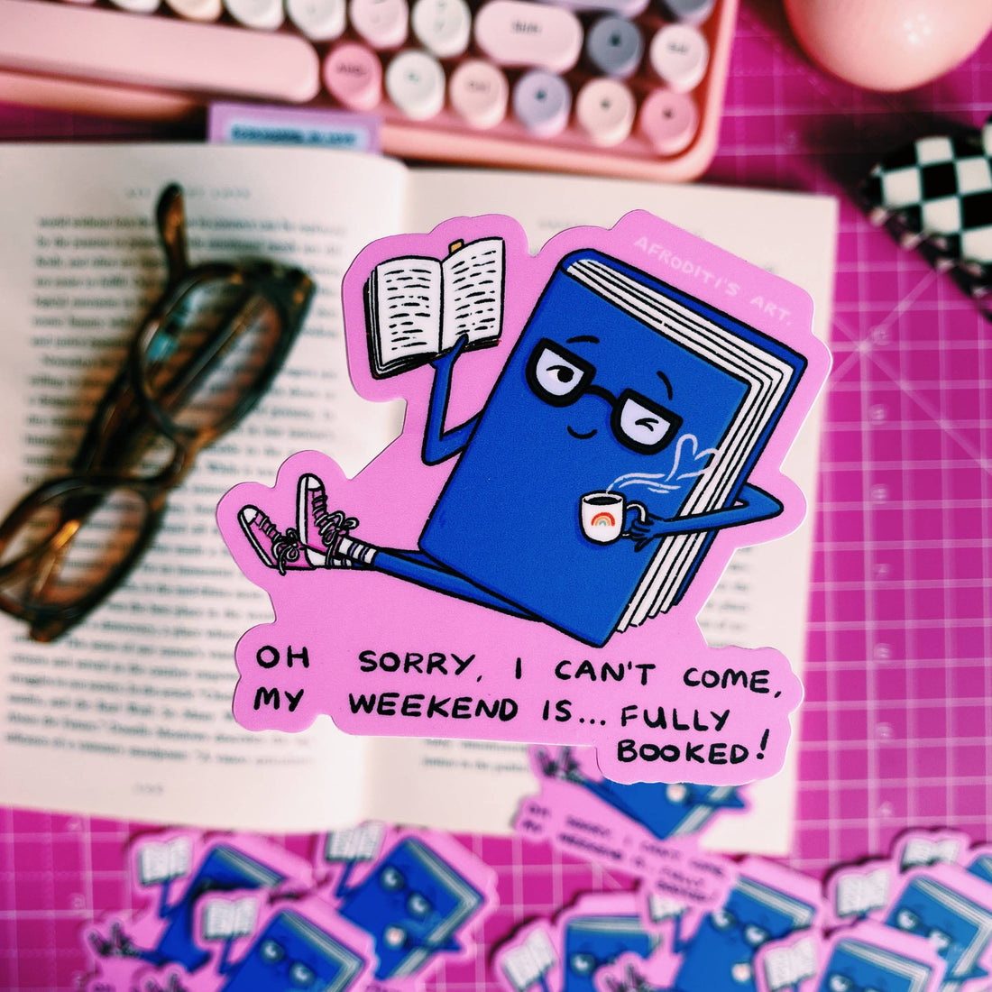 Fully Booked klistermærke