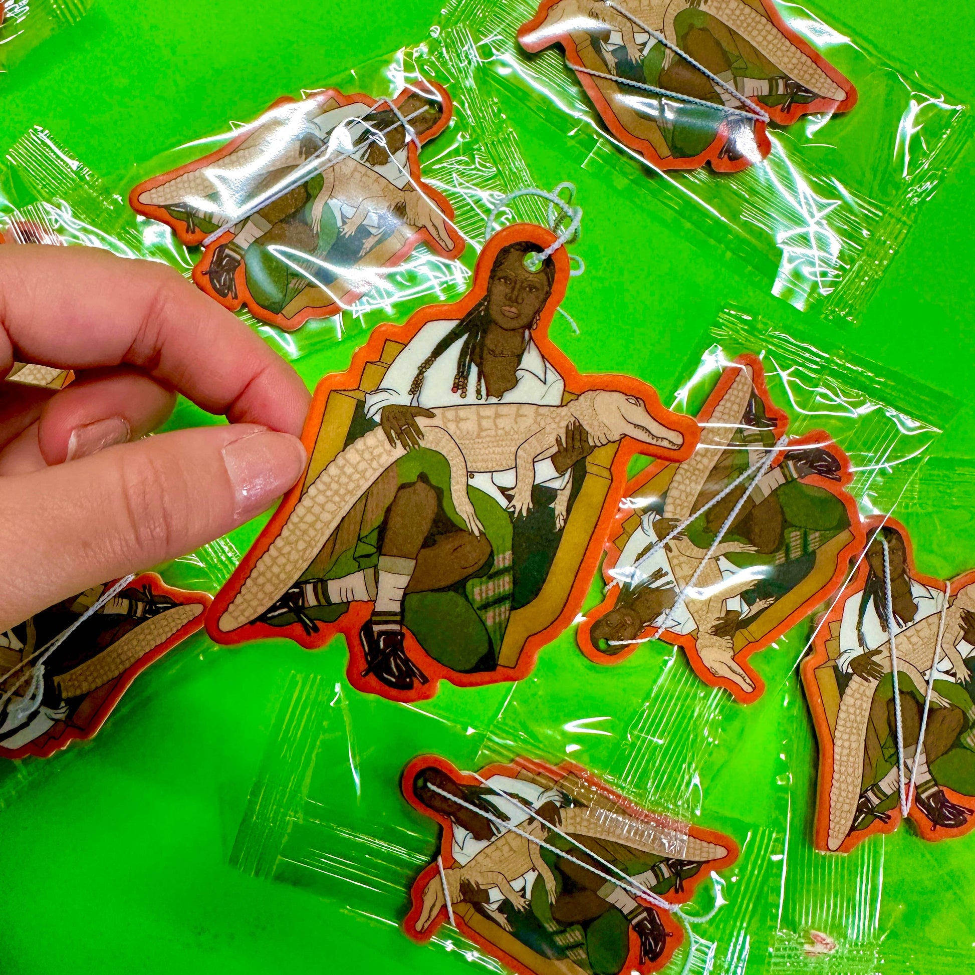 Boom Bap Swamp Princess air freshener i teenageværelse