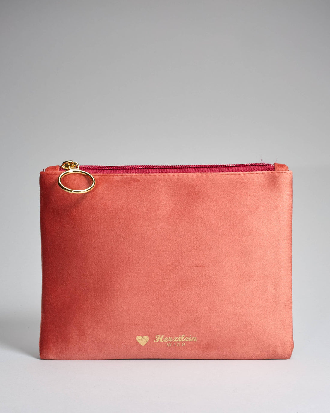 CHA CHA CHA Ferskenfarvet Velour Makeuptaske