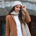 COLOMBE Beanie Damehue strikket af uld