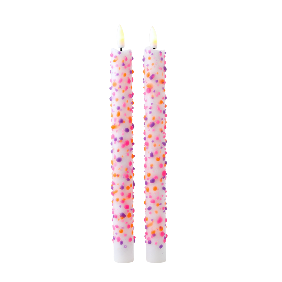 CONFETTI LED Stearinlys