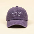 CUTE BUT PSYCHO Lilla Broderet Kasket