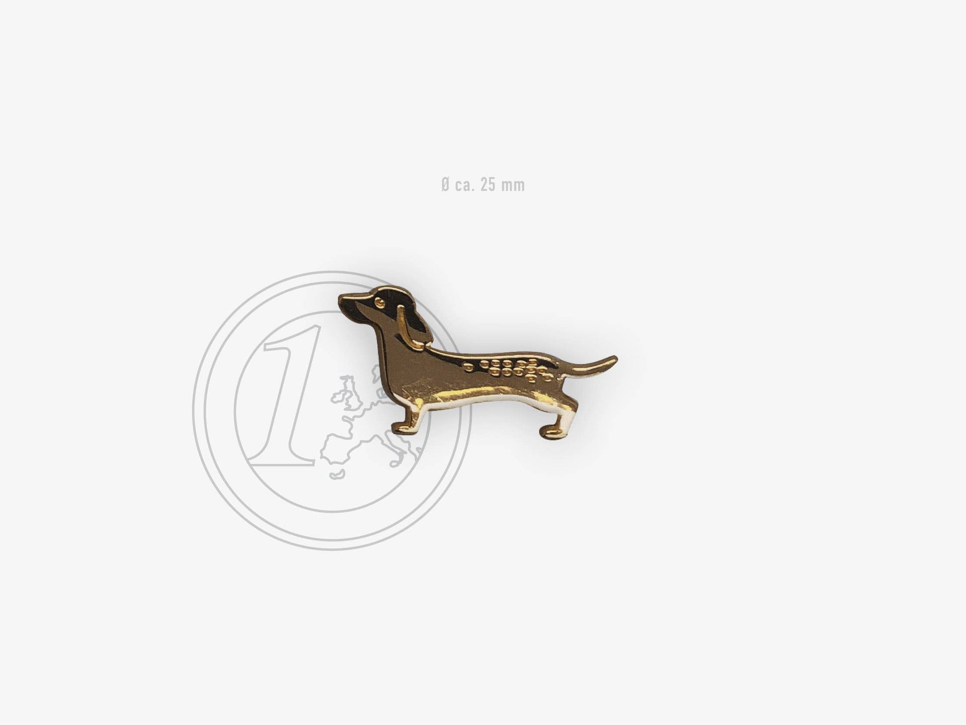 DOG MOM ERA Gravhund Pin i guld