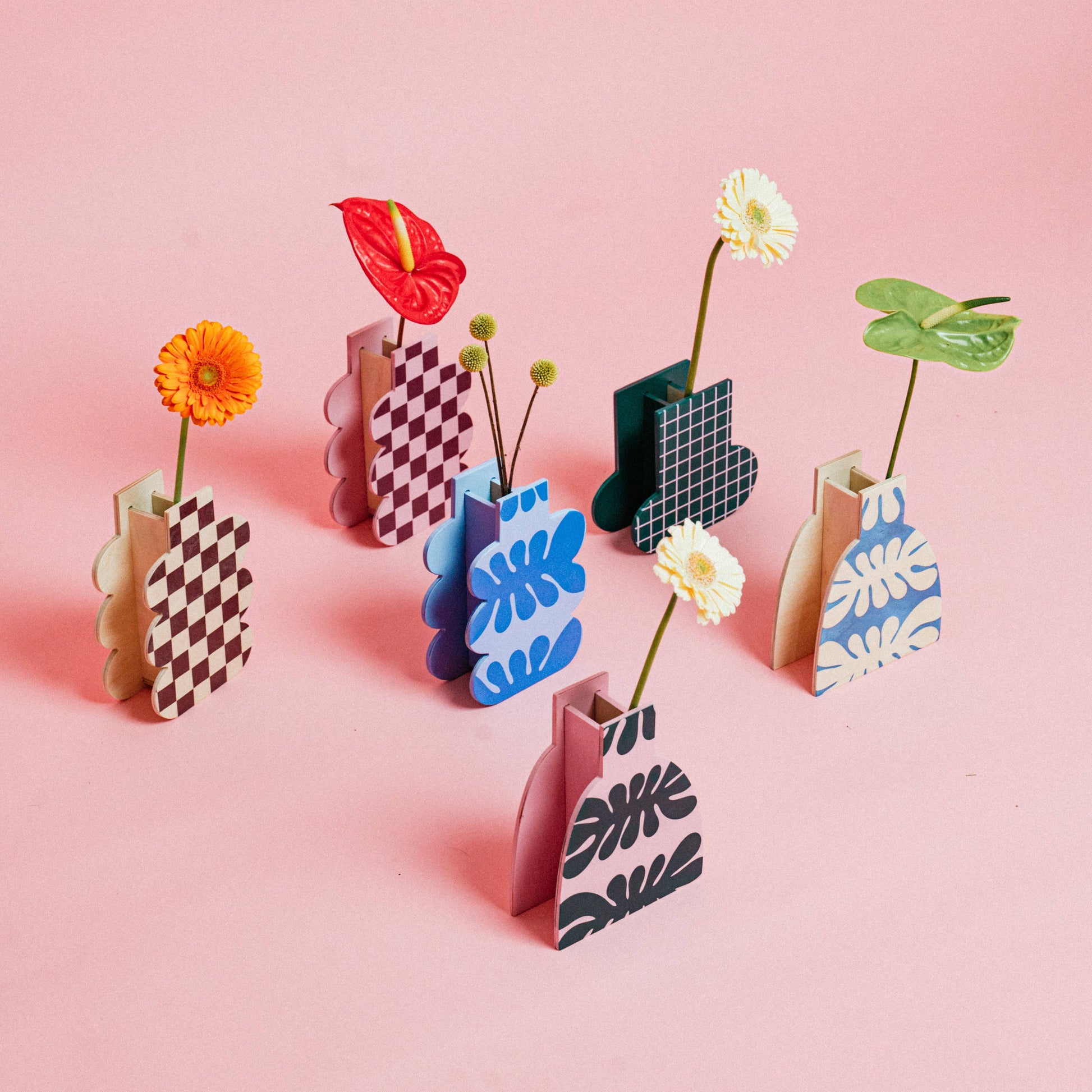 Designvaser i træ til legende boligindretning