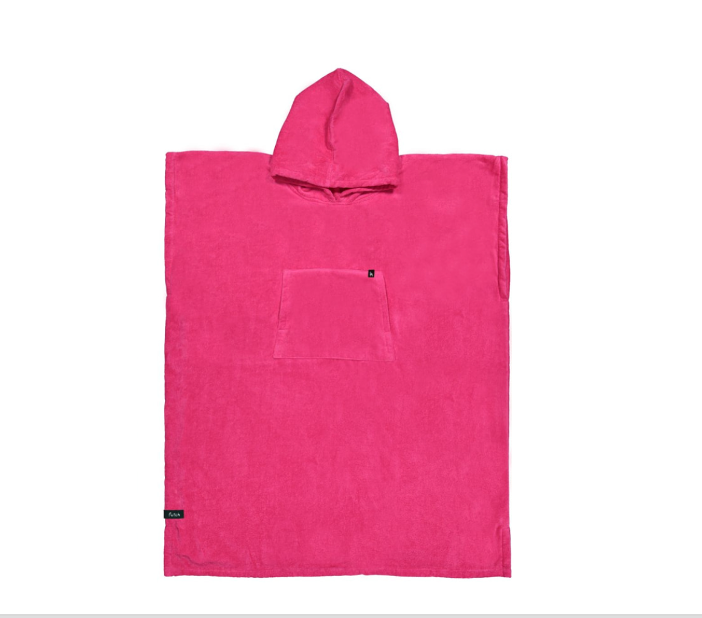 ERICEIRA NEON PINK Badeponcho til vinterbadning