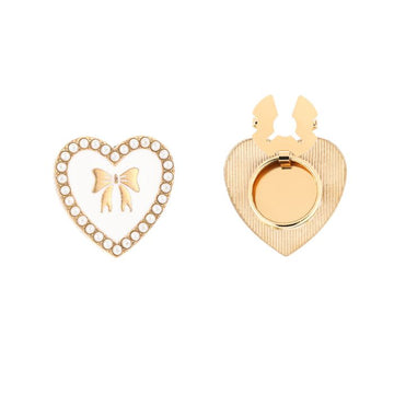 Elegant hjerteknap med perler til bryllup