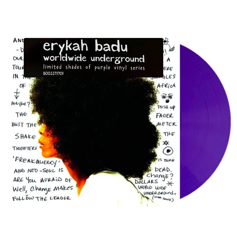 Erykah Badu - Worldwide Underground LP (Limited Purple Vinyl Edition)