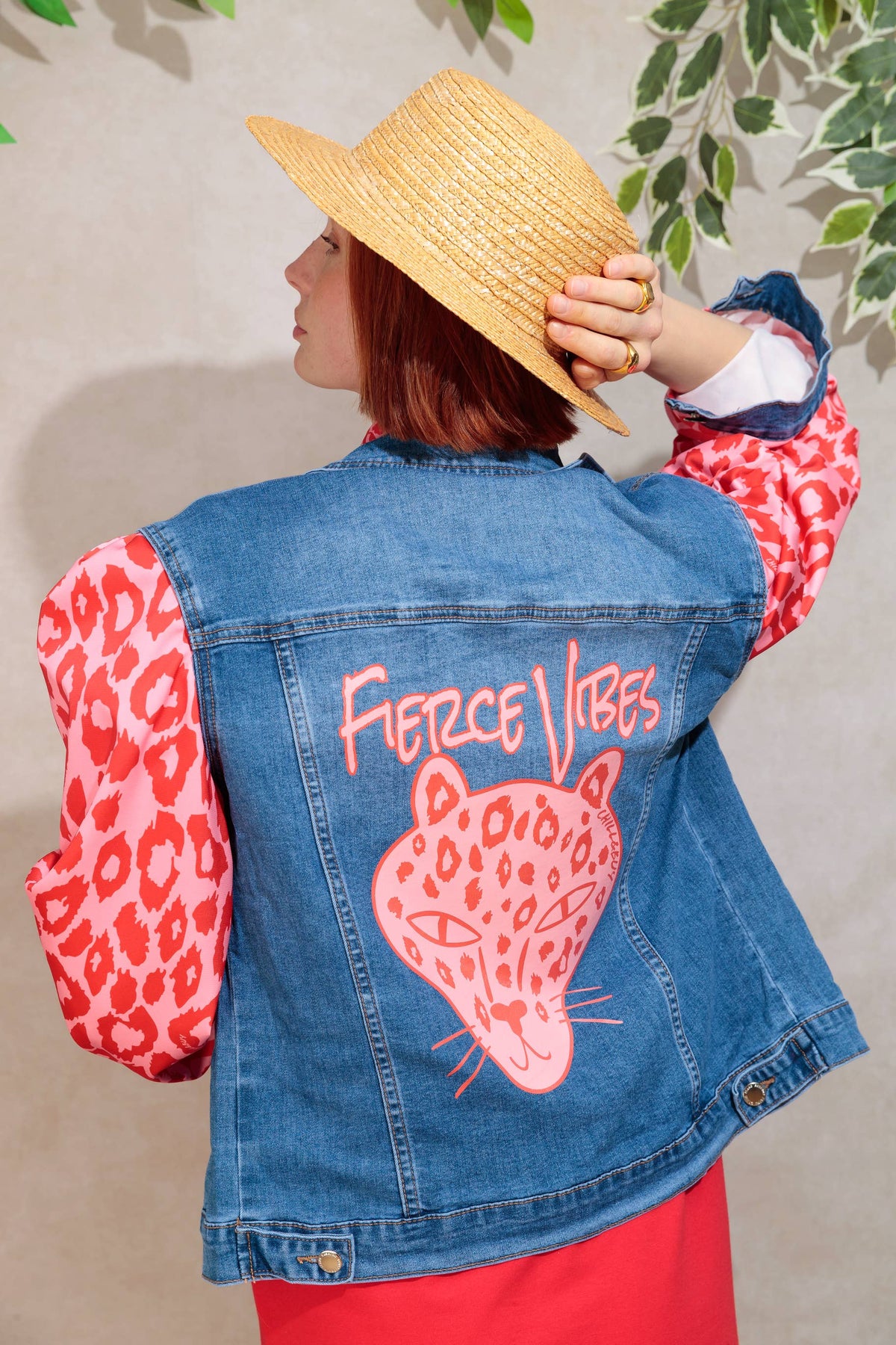 FIERCE VIBES Denimjakke - Str. M og L