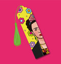 FLOWERS Frida Kahlo Bogmærke med grøn kvast