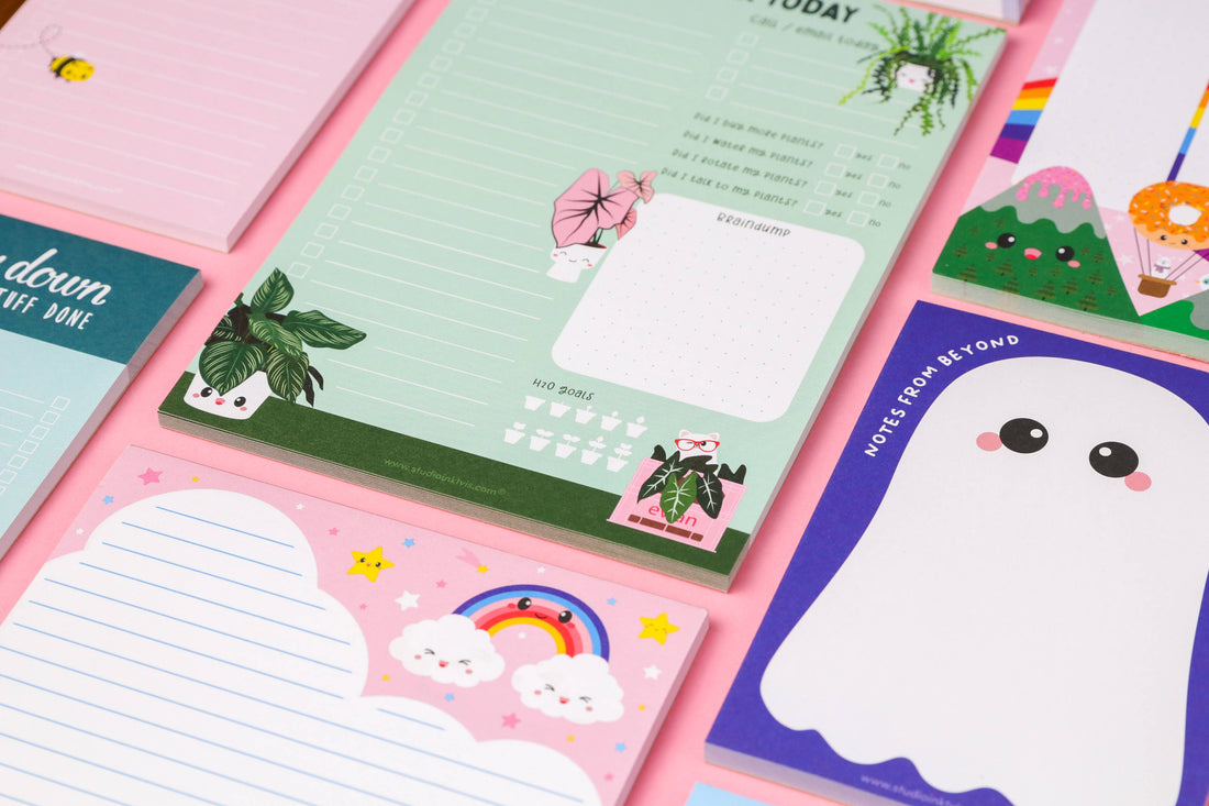 MY PLAN(T)S FOR TODAY to do notesblok A5