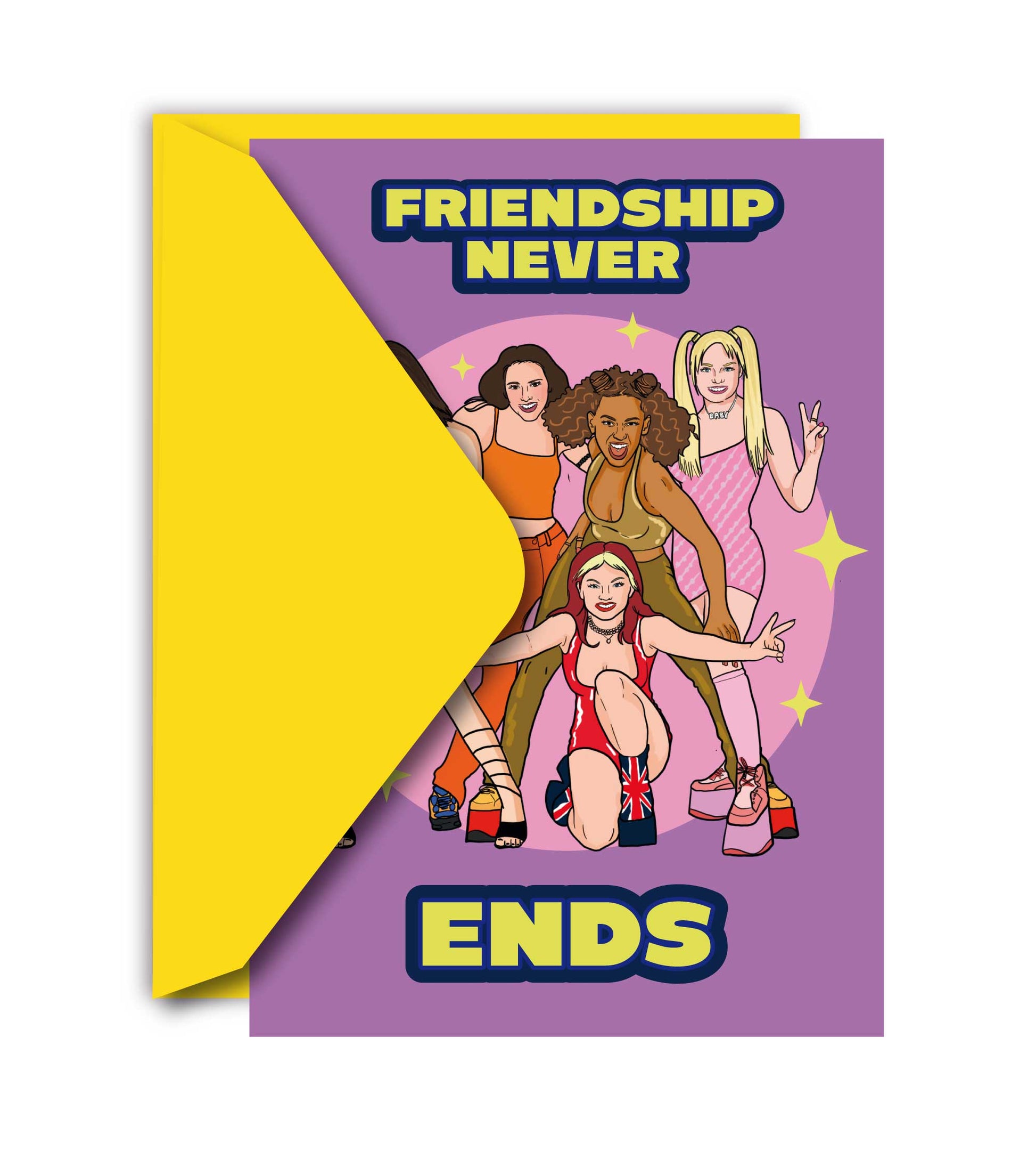 Friendship Never Ends lykønskningskort