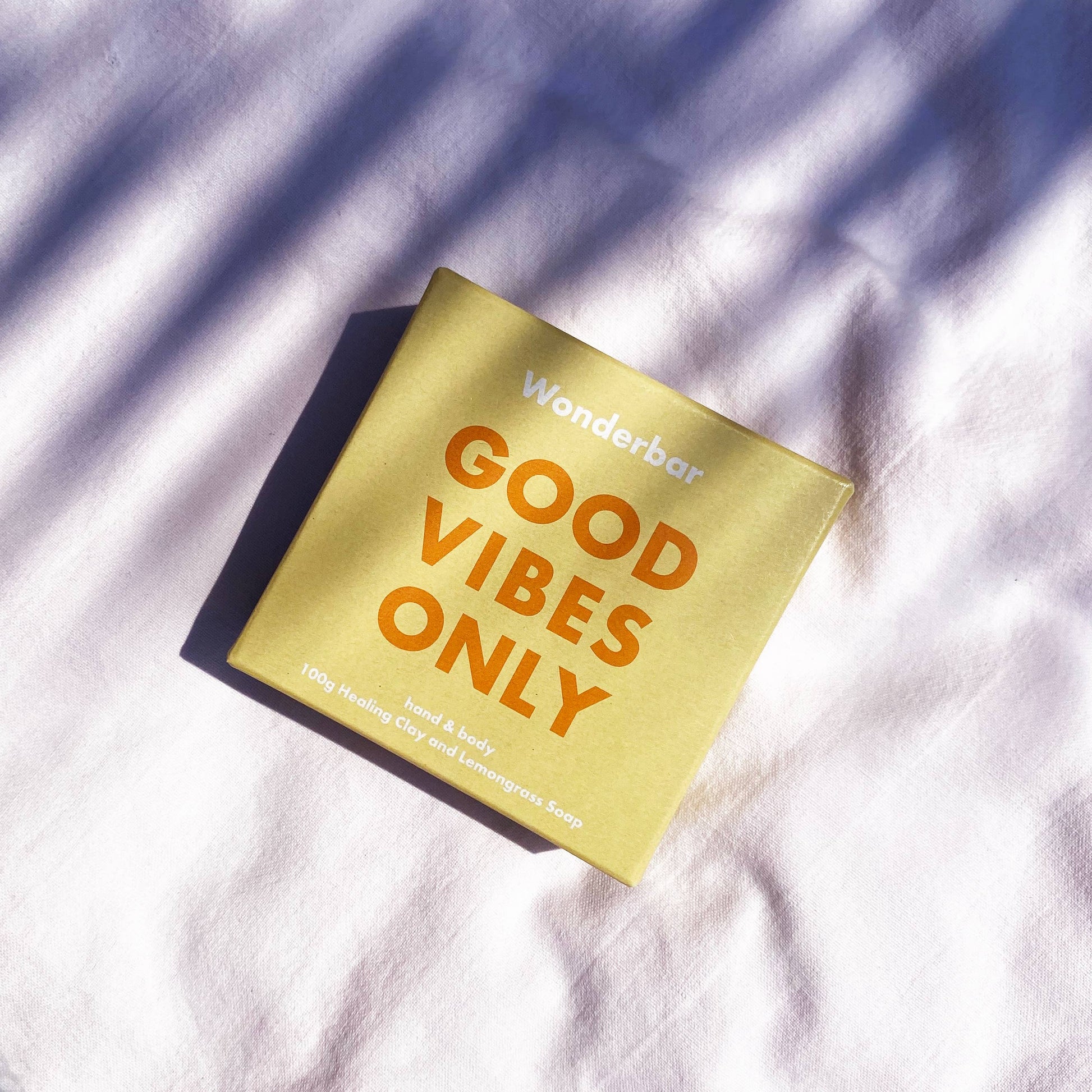 GOOD VIBES ONLY helende sæbebar