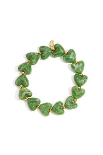 GRØNT HJERTE Armbånd