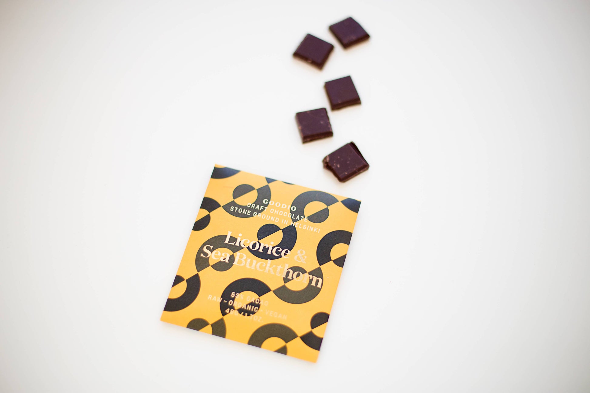 Goodio lakrids havtorn chokolade