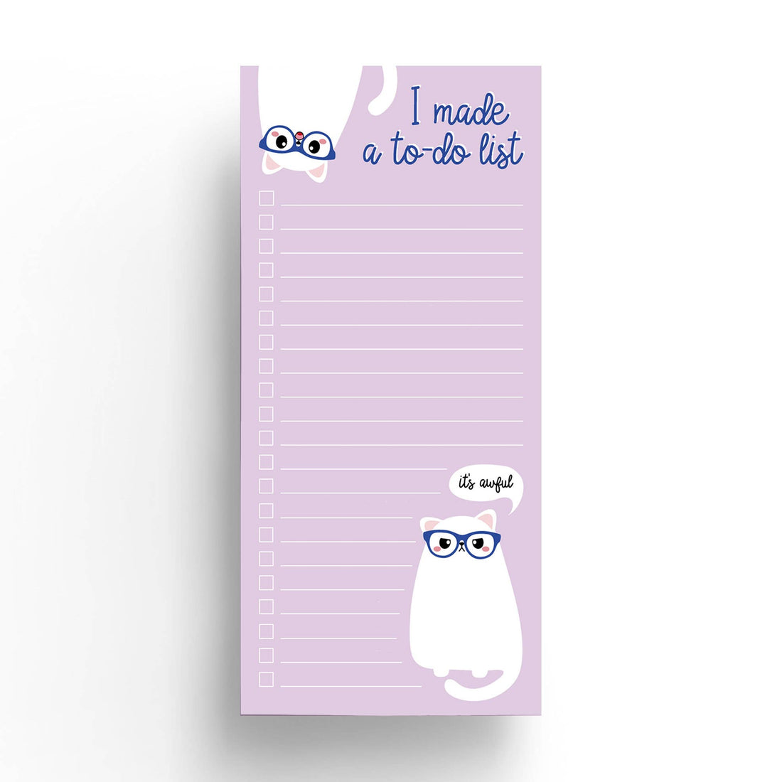 Grumpy Cat to do liste notesblok