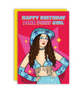 HAPPY BIRTHDAY PINK PONY GIRL Chappell Roan Fødselsdagskort med konvolut