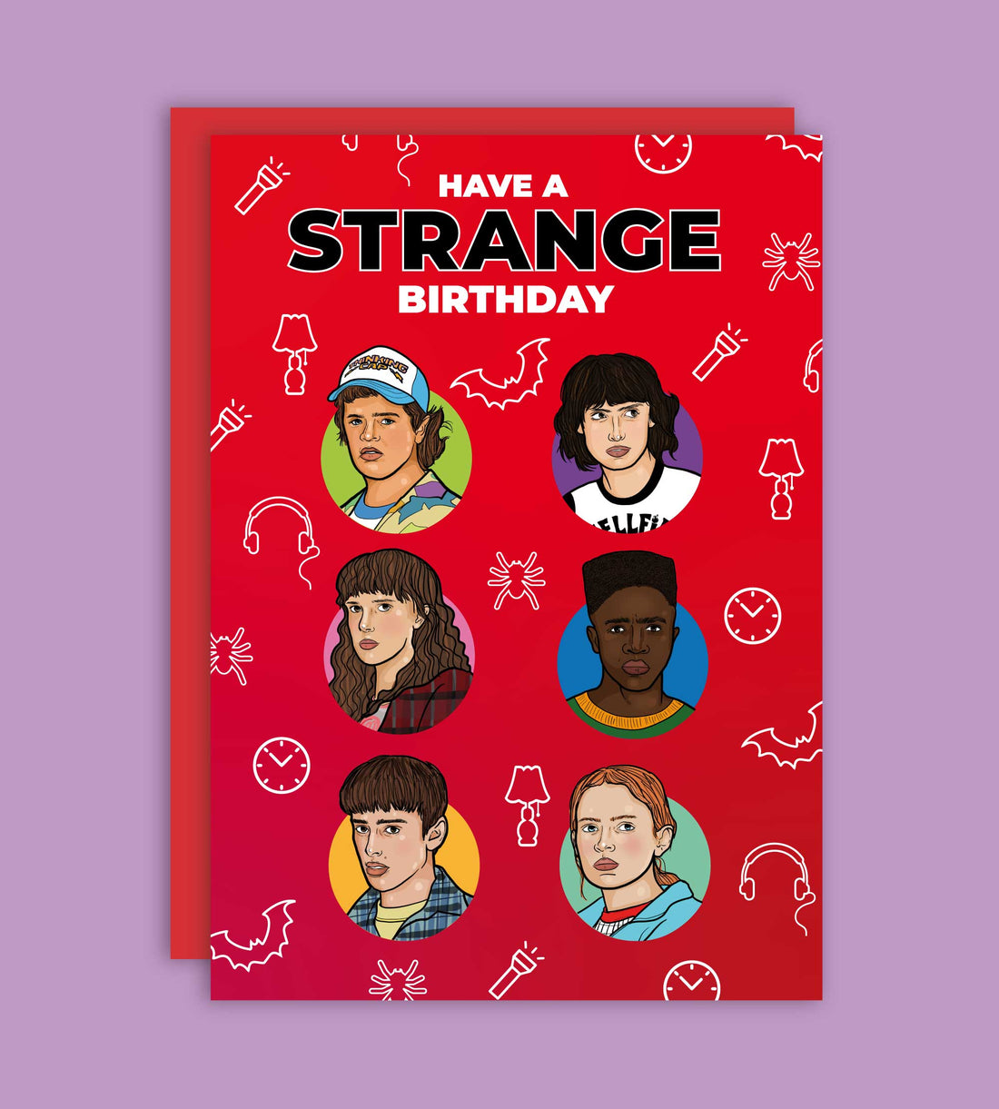 HAVE A STRANGE BIRTHDAY Stranger Things Fødselsdagskort