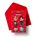 HAVE A STRANGE BIRTHDAY Stranger Things Rødt Fødselsdagskort