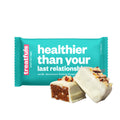 HEALTHIER THAN YOUR LAST RELATIONSHIP Økologisk Hvid Chokolade med Hassenødder, vegansk og glutenfri