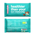 HEALTHIER THAN YOUR LAST RELATIONSHIP Økologisk Hvid Chokoladebar med Hassenødder, vegansk