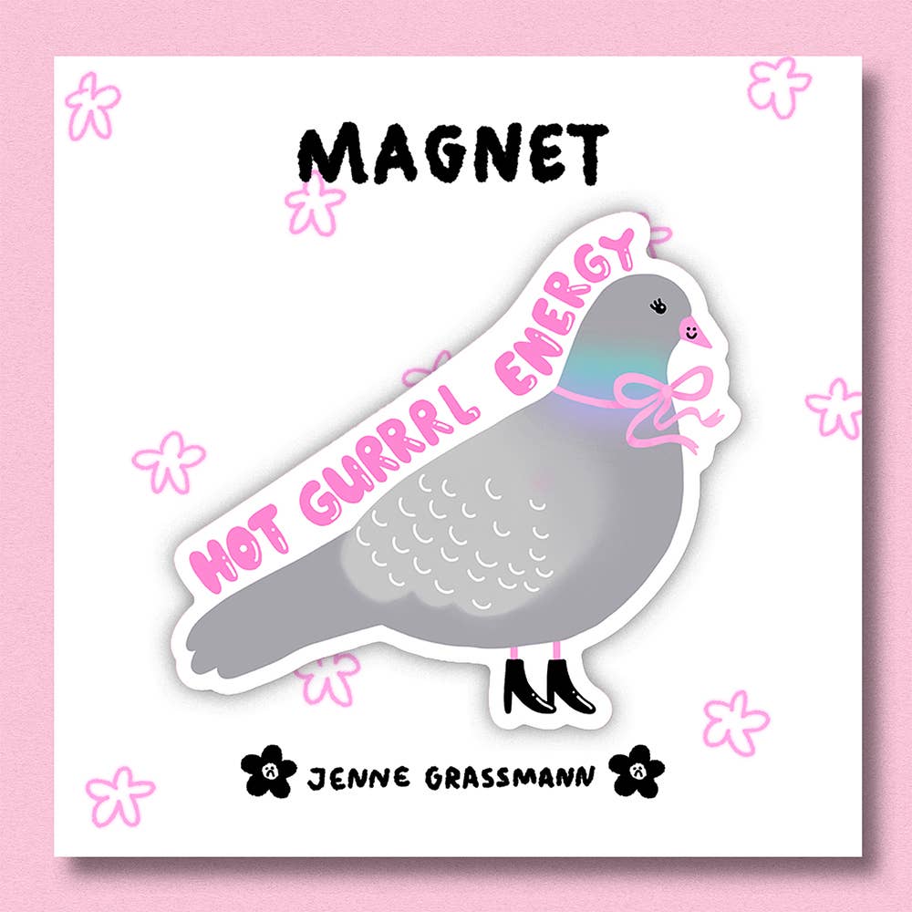 HOT GURRRL ENERGY Køleskabsmagnet