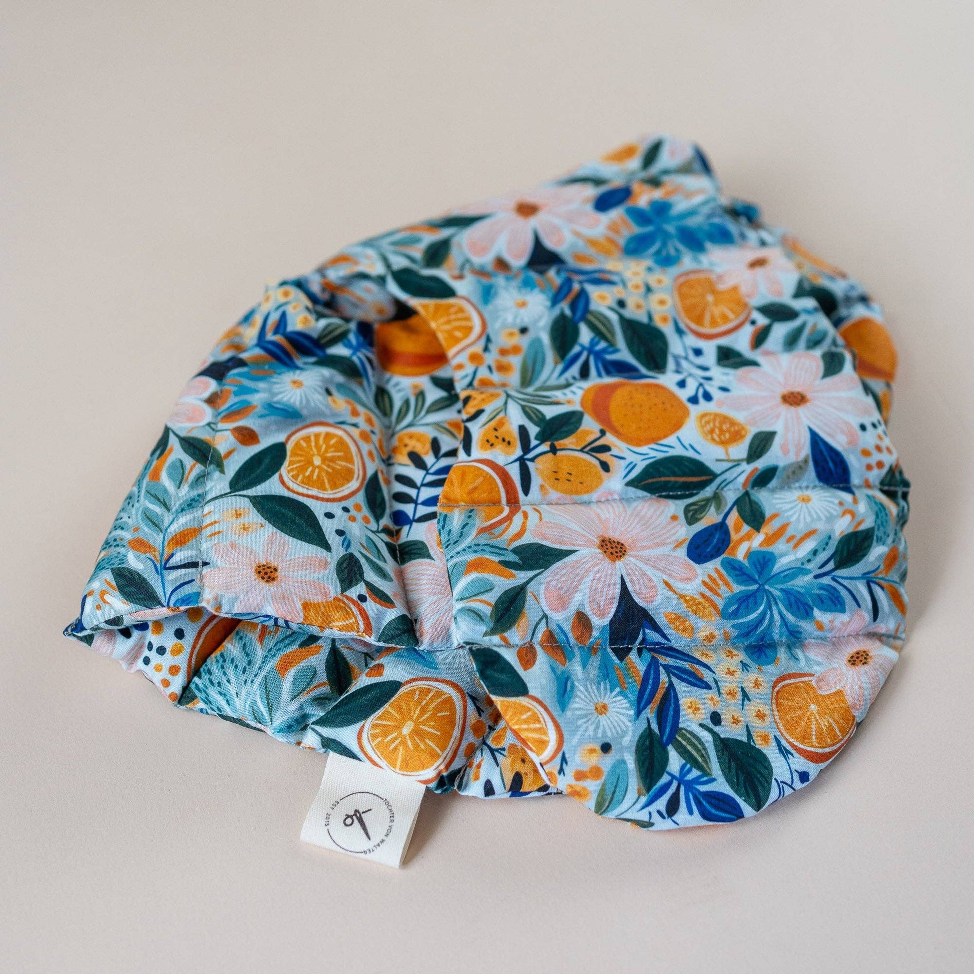 Håndsyet varmepude med spelt til afslapning af nakke