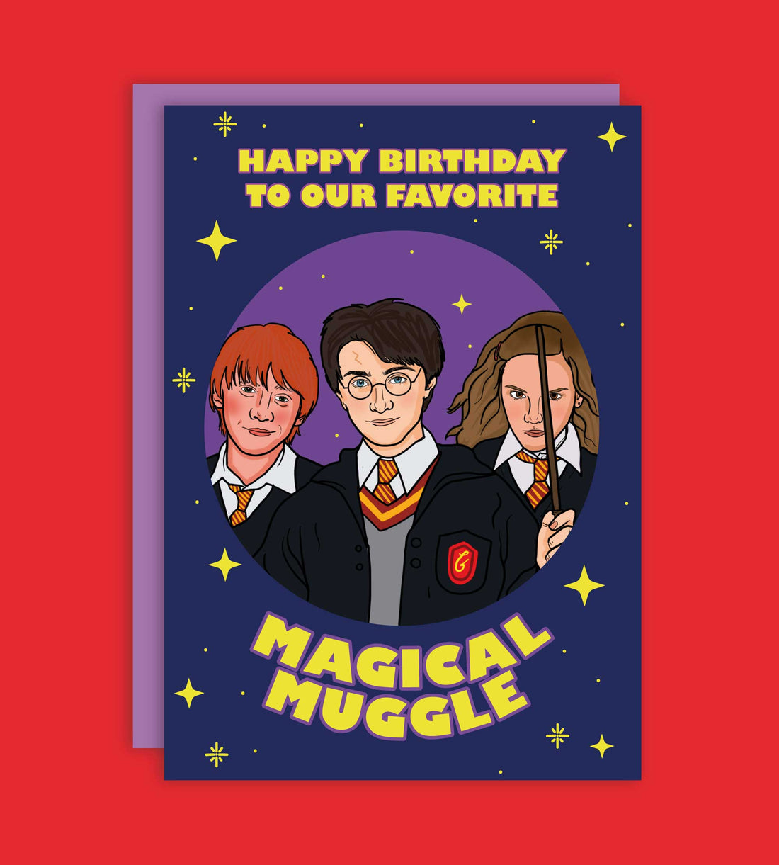 Happy Birthday Magical Muggle fødselsdagskort til Harry Potter fans