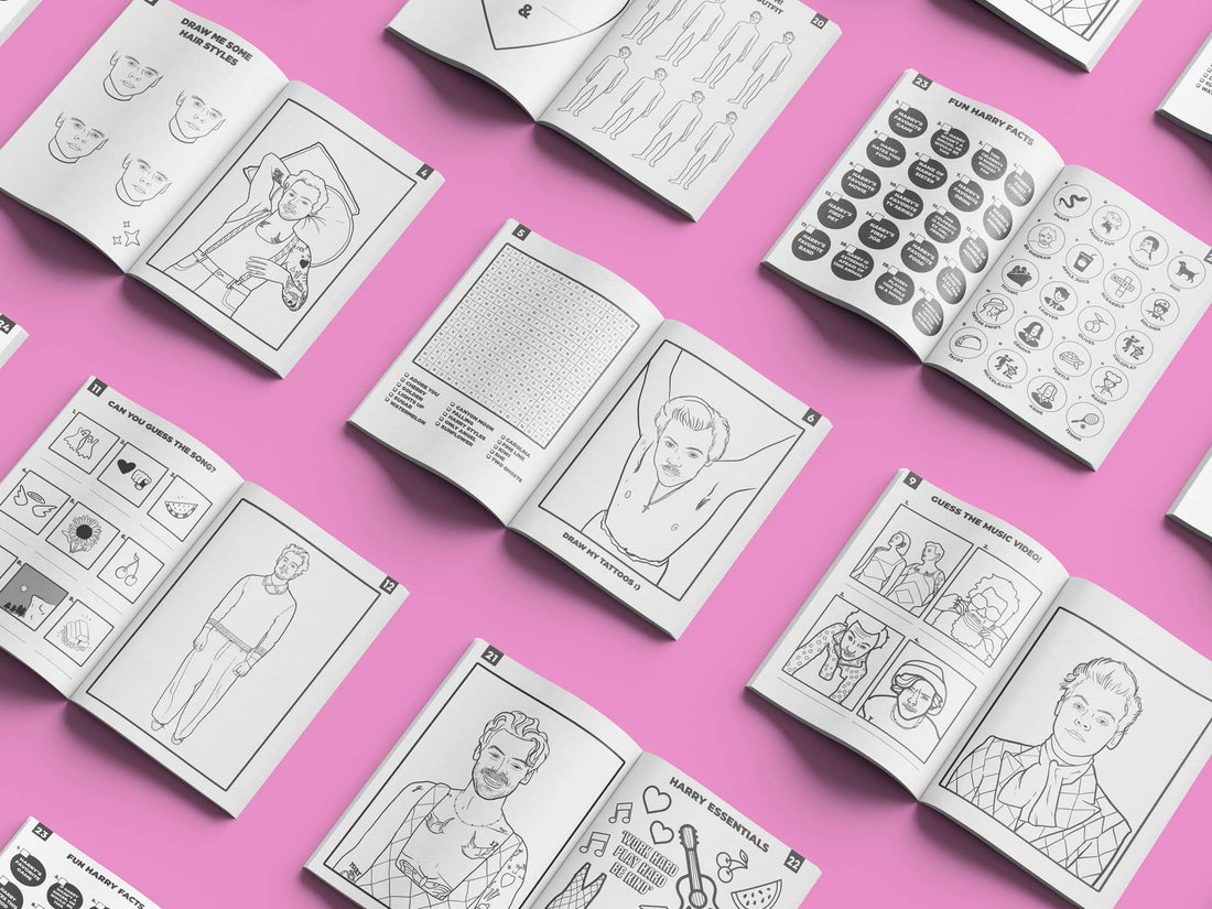 Harry Styles aktivitetsbog A4