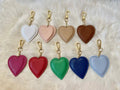 Hjerte Læder Nøgleringe fra Italien