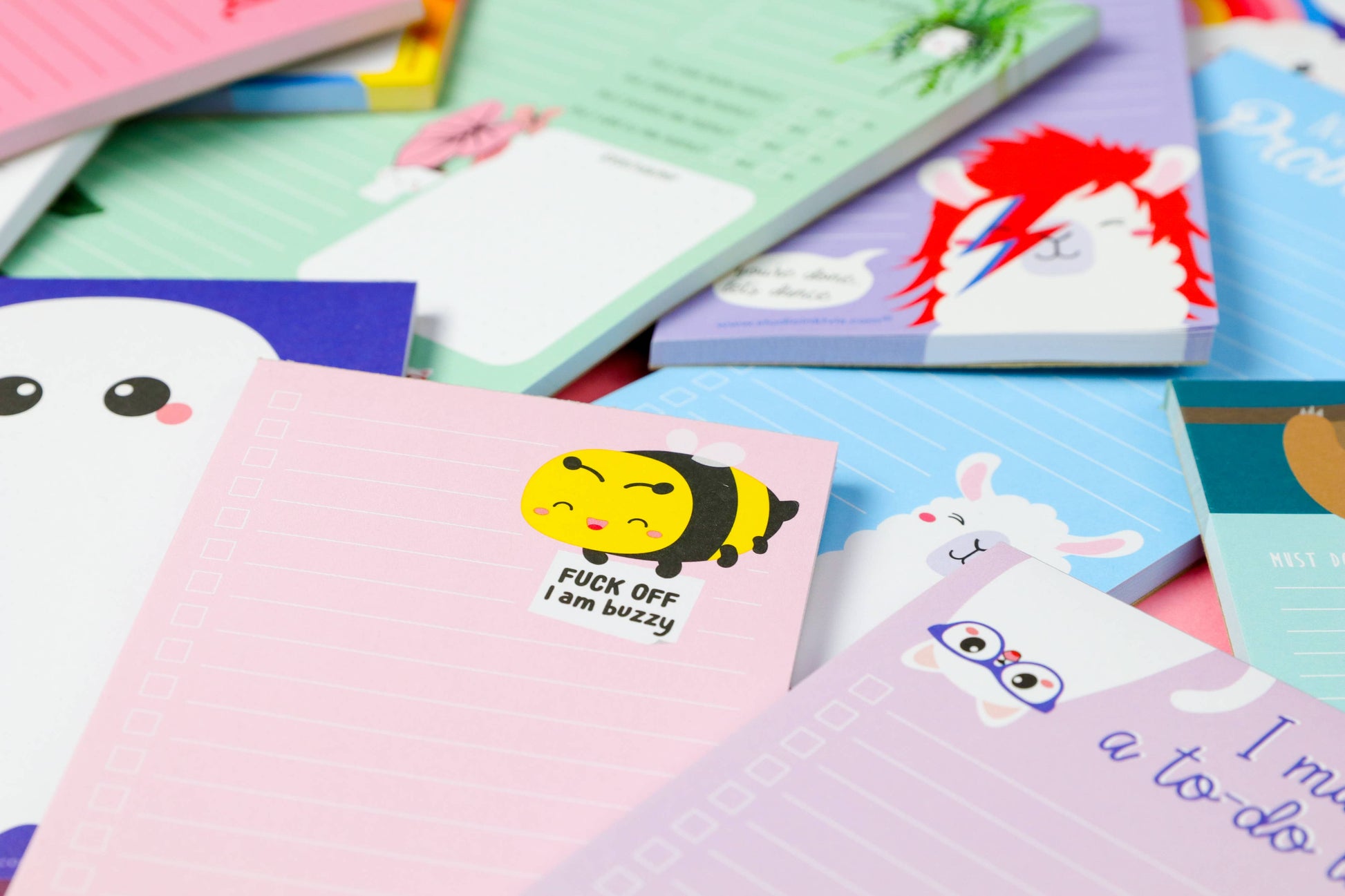 Humoristisk to do blok med bier