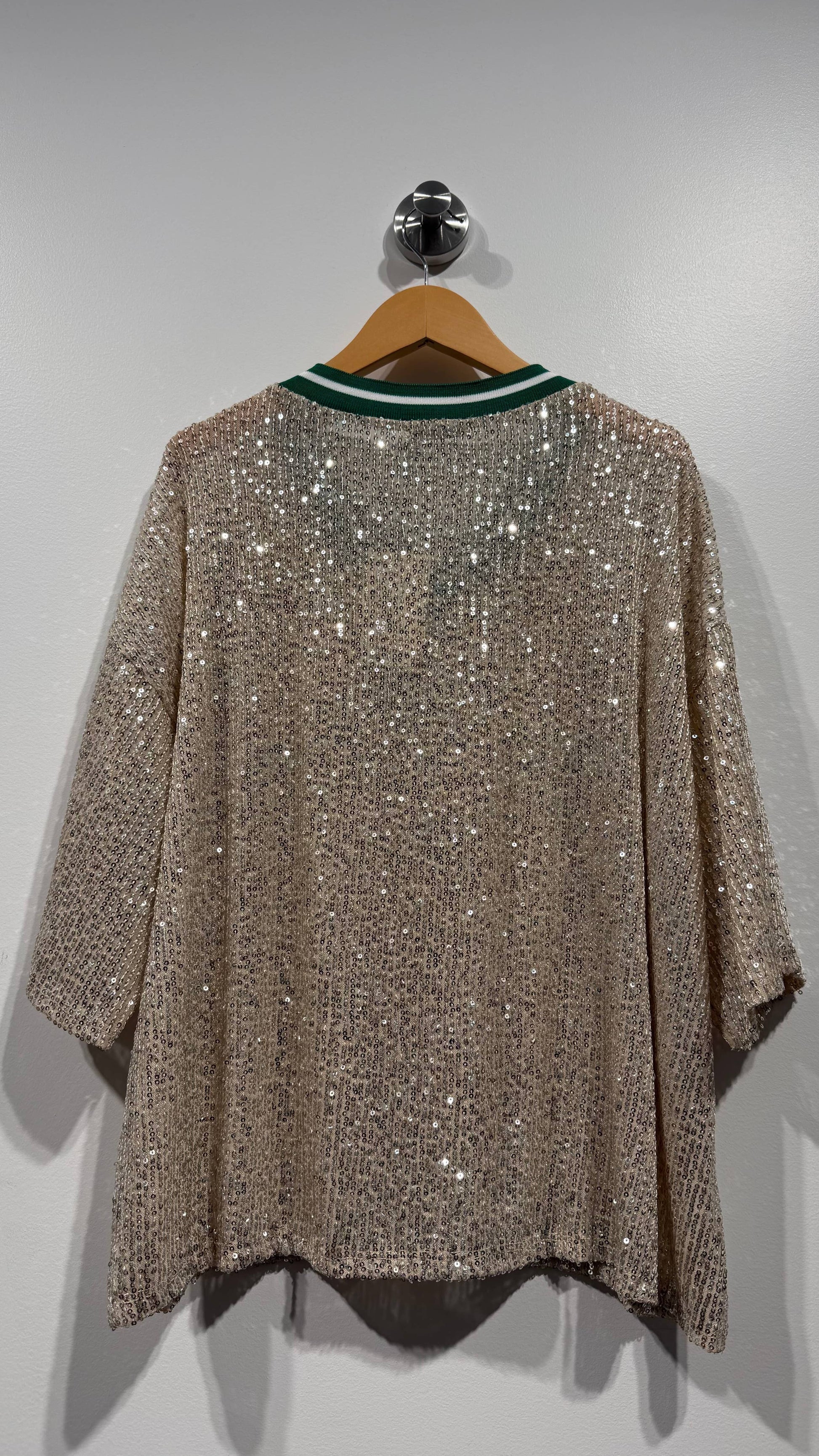 ICONIC SØLV Paliet Top str 36 - 42