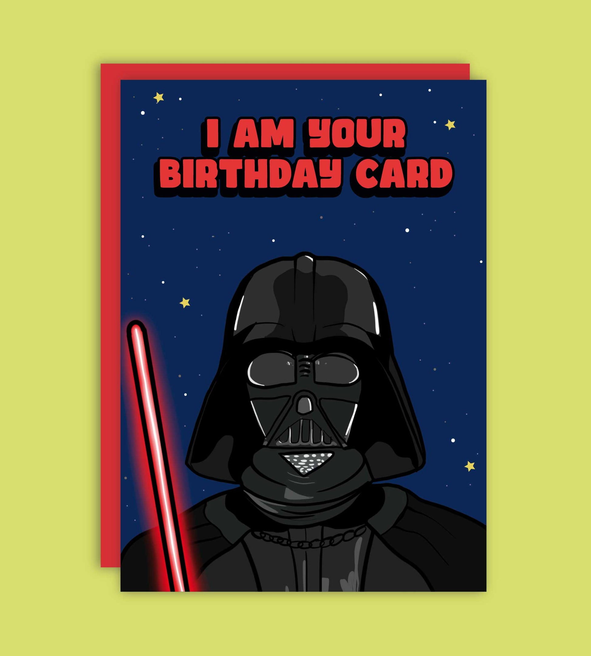 I Am Your Birthday Card fødselsdagskort til Star Wars fans