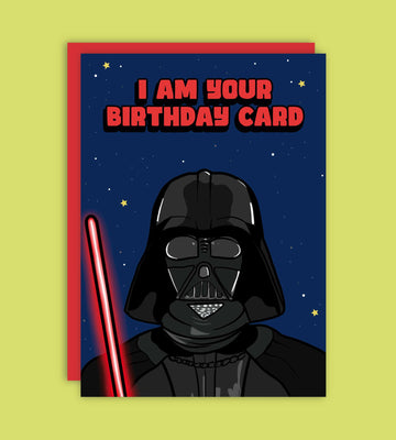 I Am Your Birthday Card fødselsdagskort til Star Wars fans