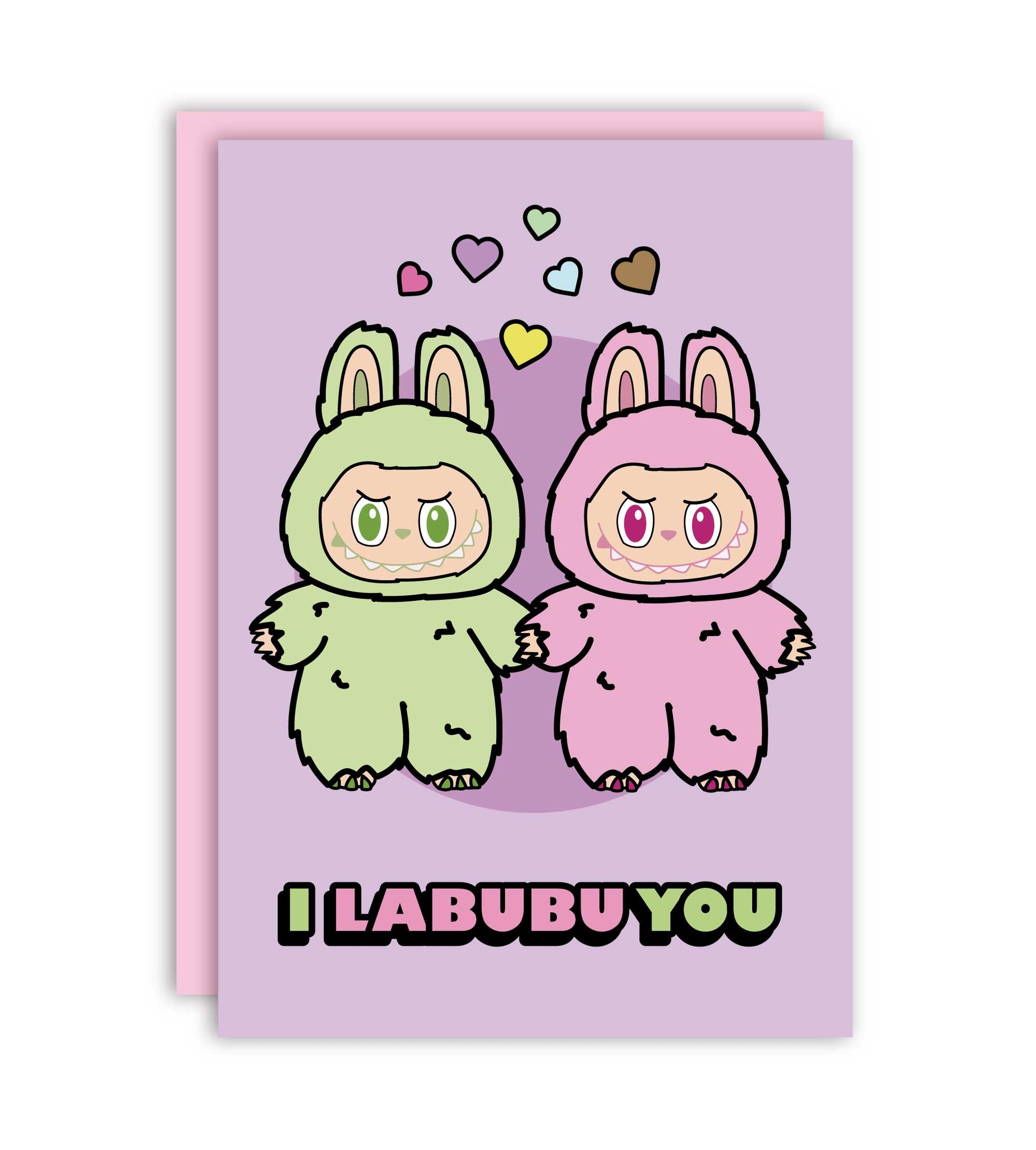 I Labubu You Kærlighedskort