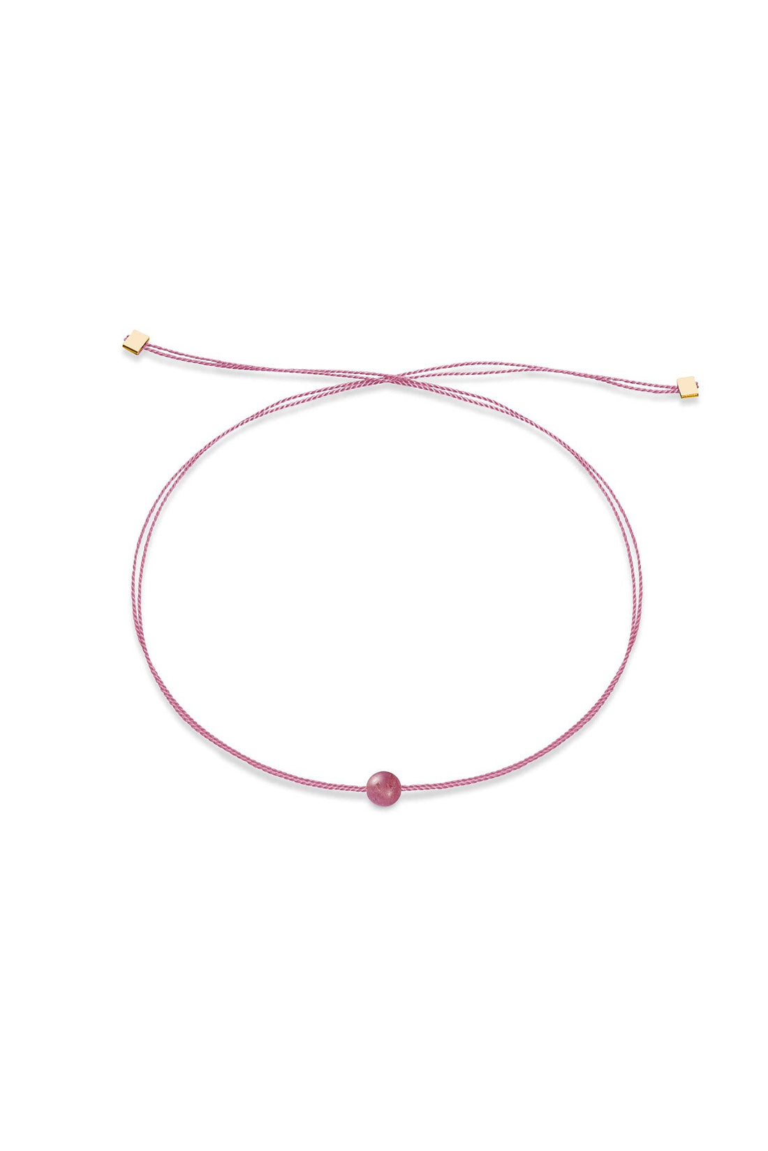 JULI ØNSKEARMBÅND med rubin fra Jukserei